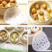 (Set of 200) Perforated Parchment Round Bamboo Steamer Paper Liners LQQDD 9 Inch Non-stick Steaming Papers for Air Fryer Cooking Steaming Basket Vegetables Dim Sum Rice - B07CR2Y2SN